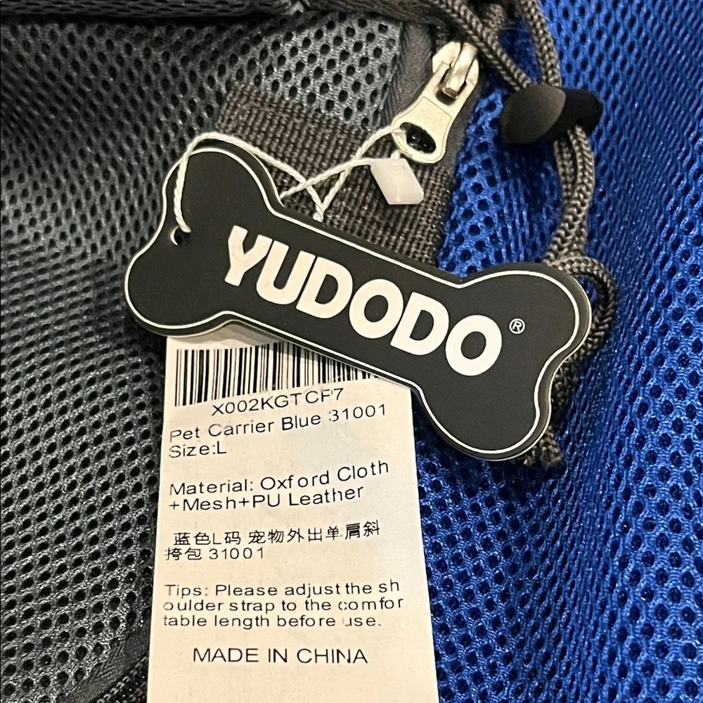 NWT YUDODO Blue Pet Sling Carrier 31001 Size L (10-15 lb) - Picture 2 of 8